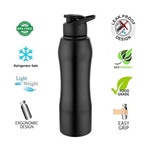 Belly Sipper Stainless Steel Water Bottle - 1000 ml / 750 ml - Image 4