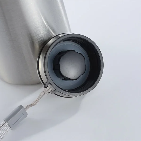 Stainless Steel Sports Water Bottle with Rope  – 1000ml - 750ml - 500ml – Customisable - Image 6