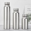 Stainless Steel Single Layer Water Bottle – 1000ml - 750ml - 500ml – Customisable