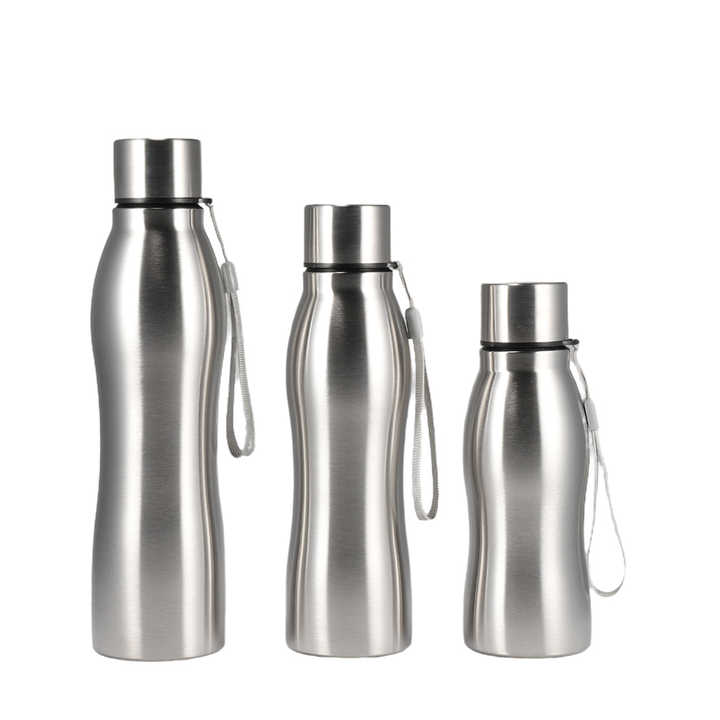 Stainless Steel Single Layer Water Bottle – 1000ml – 750ml – 500ml – Customisable